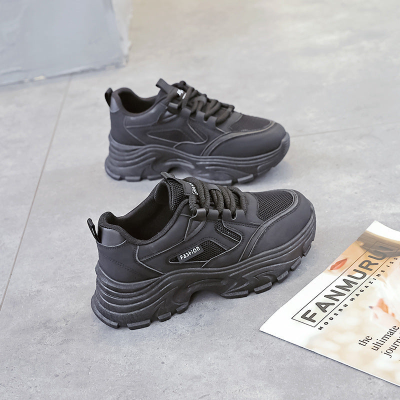 Damen Chunky Sneakers mit atmungsaktivem Mesh-Einsatz und dämpfender Sohle R&B