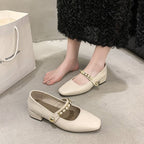 Damen elegante Mary Jane Ballerinas