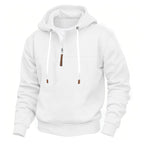 Herren Kapuzenpullover mit praktischer Reißverschlussöffnung und modernem Design R&B