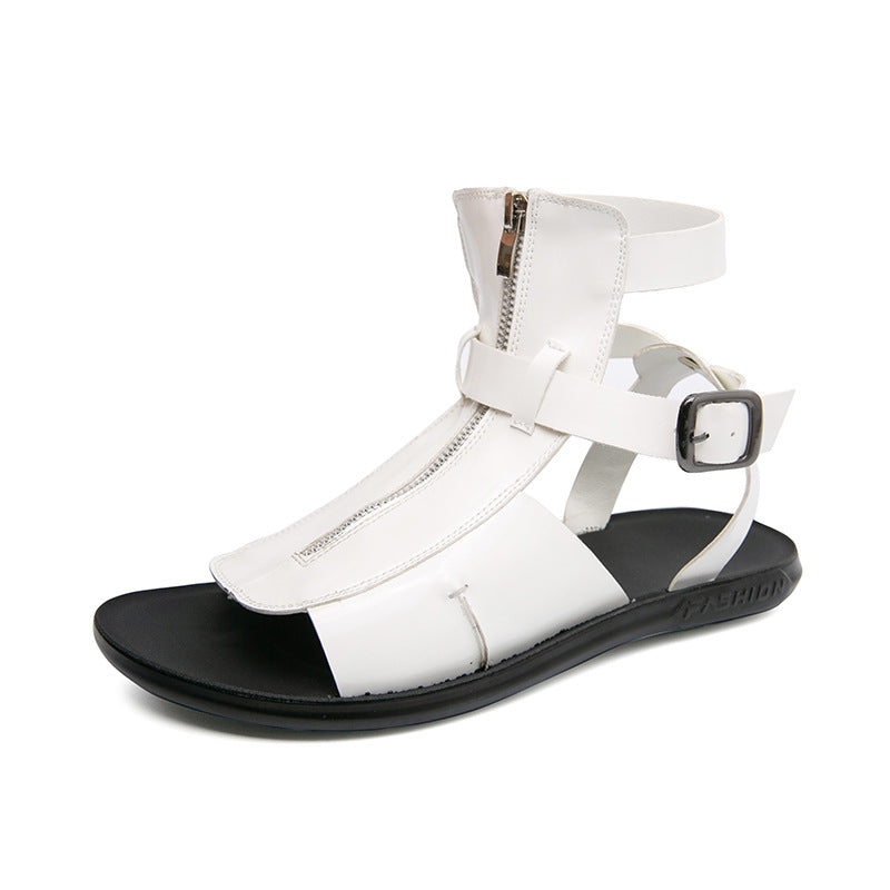 Herren Atmungsaktive Sommer-Sandalen mit elegantem Reißverschluss R&B