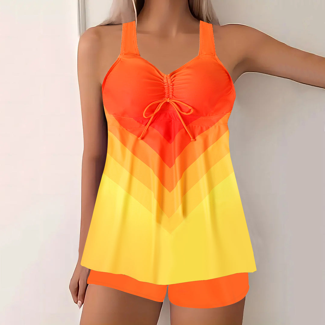 Damen Tankini-Oberteil mit Shorts R&B