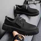 Damen modische Halbschuhe mit Reißverschluss und robustem Profil R&B