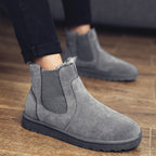 Damen Bequeme Ankle Boots aus Wildleder mit isolierendem Innenfutter R&B