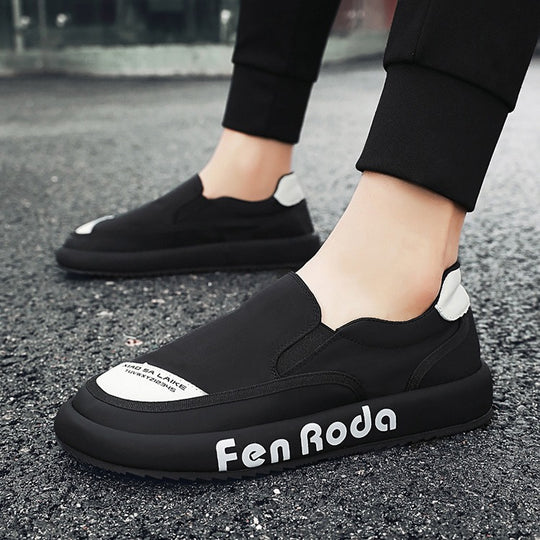 Damen Slip-On Sneakers mit rutschfester Sohle und atmungsaktivem Obermaterial R&B