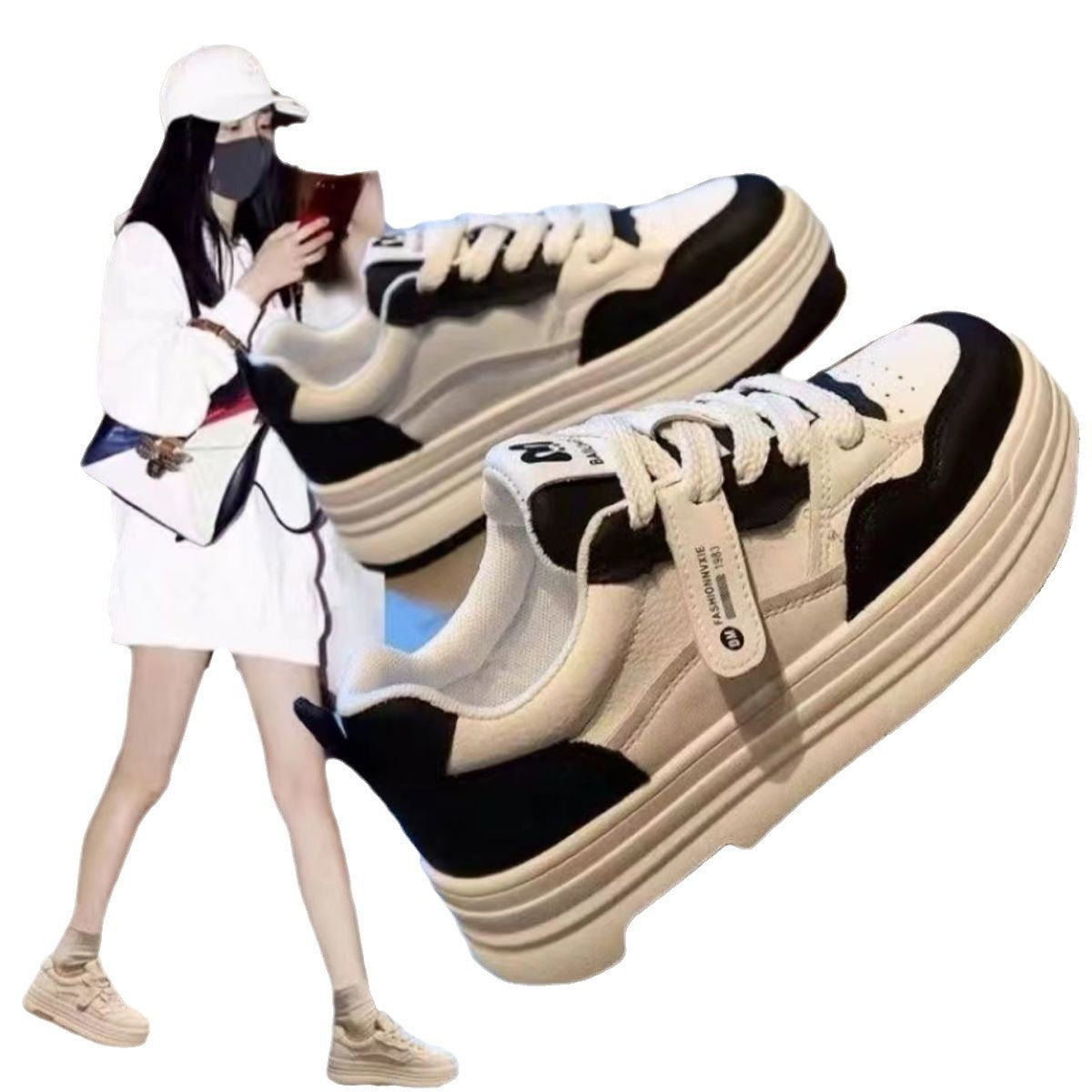 Damen Chunky Sneaker mit hohem Komfort und modischem Design
