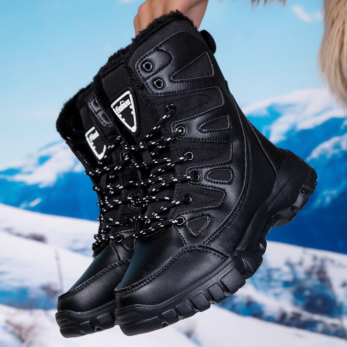 Damen Thermo-Winterstiefel mit isolierendem Futter und rutschfester Sohle