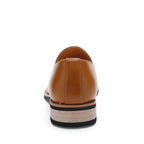 Damen Luxus Loafers aus echtem Leder mit modischen Fransen R&B
