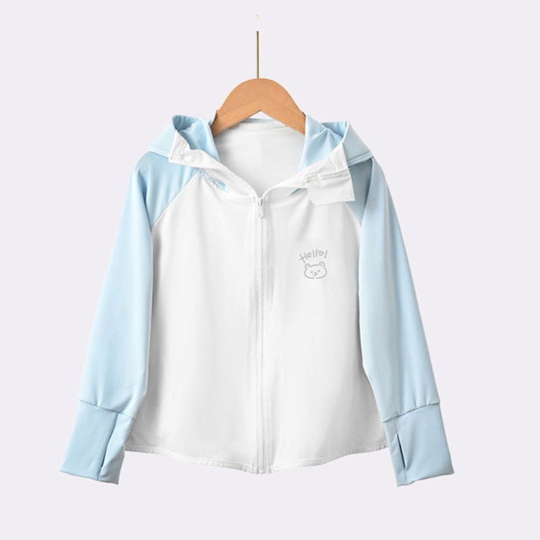 Jungen Outdoor-Schutzjacke mit Kapuze R&B