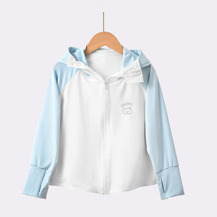Mädchen Übergangsjacke mit Kapuze und niedlichem Tiermotiv R&B