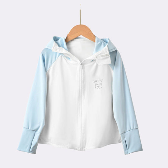 Mädchen Übergangsjacke mit Kapuze und niedlichem Tiermotiv R&B