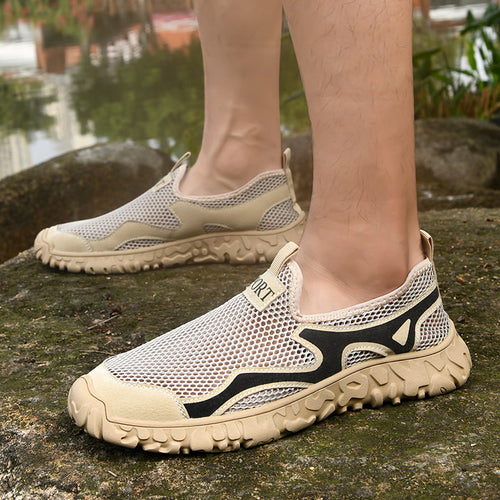 Herren Atmungsaktive Freizeit-Sneaker mit flexibler Gummisohle R&B