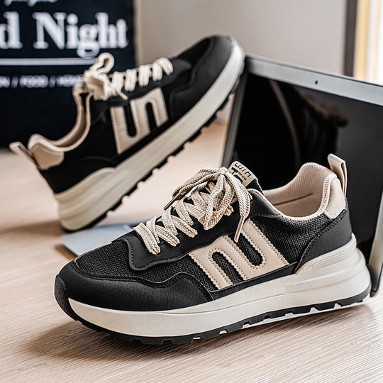 Damen Sportliche Sneakers mit atmungsaktiver Materialkombination und ergonomischer Dämpfung R&B