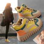 Damen Sportliche High-Top Sneakers mit gefüttertem Innenbereich und rutschfester Sohle