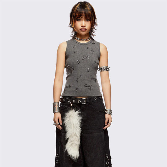 Damen figurbetontes T-Shirt mit hochwertigem Detail R&B