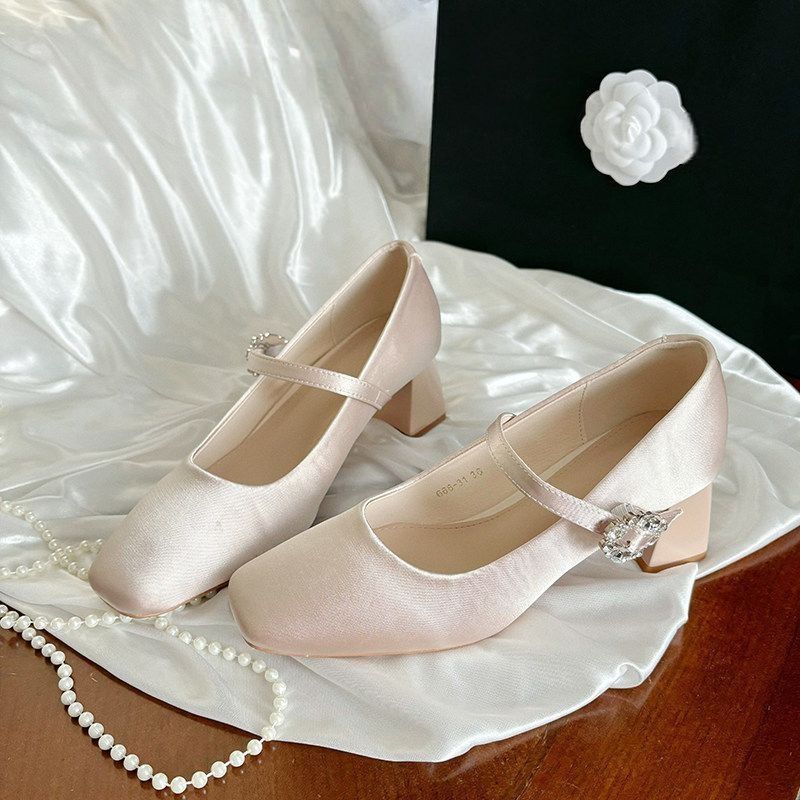 Damen elegante Ballerinas mit Schmuckdetail R&B