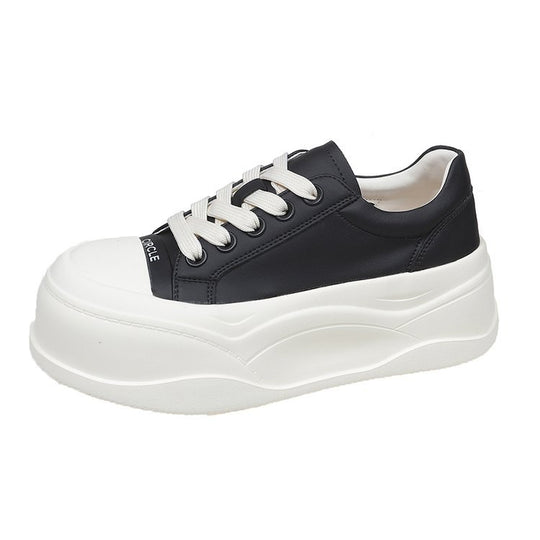 Damen modische Sneakers mit hoher Plateau-Sohle und atmungsaktiver Oberfläche R&B