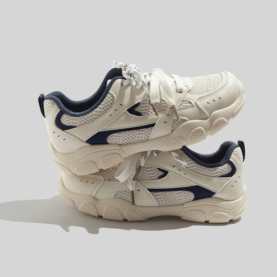 Damen Sportliche Sneakers mit ergonomischem Dämpfungssystem und atmungsaktiver Mesh-Oberfläche R&B