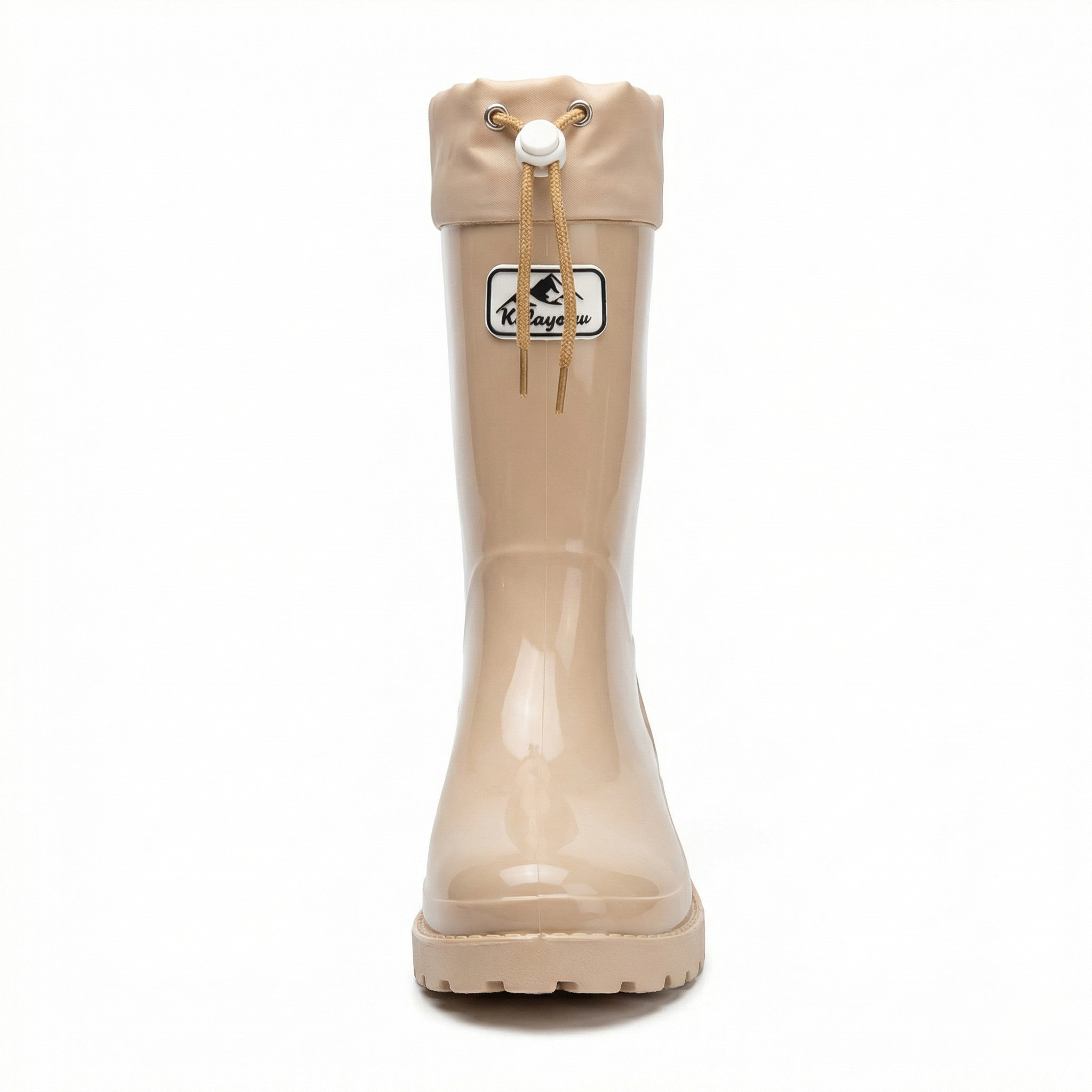 Damen Hochwertige und Stylische Gummistiefel mit Verstellbarem Schnürsystem R&B