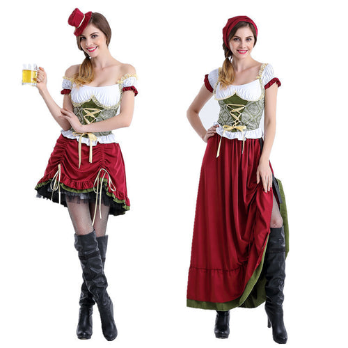 Damen Trachtenkostüm mit eleganten Rüschen und romantischem Mieder R&B