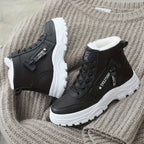 Damen warme und stylische Winterstiefel mit rutschfester Sohle und praktischem Reißverschluss R&B