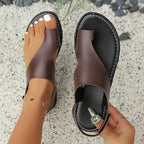 Damen Offene Sandalen mit elegantem Schnitt und Komfort-Fußbett R&B