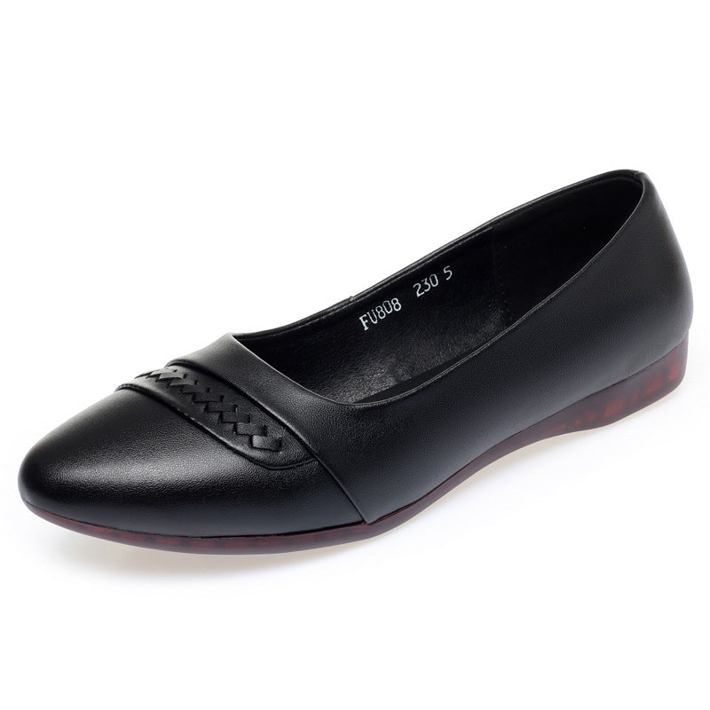 Damen Elegante Ballerinas mit modischem Flecht-Detail und flexiblem Fußbett R&B
