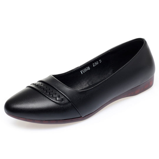 Damen Elegante Ballerinas mit modischem Flecht-Detail und flexiblem Fußbett R&B