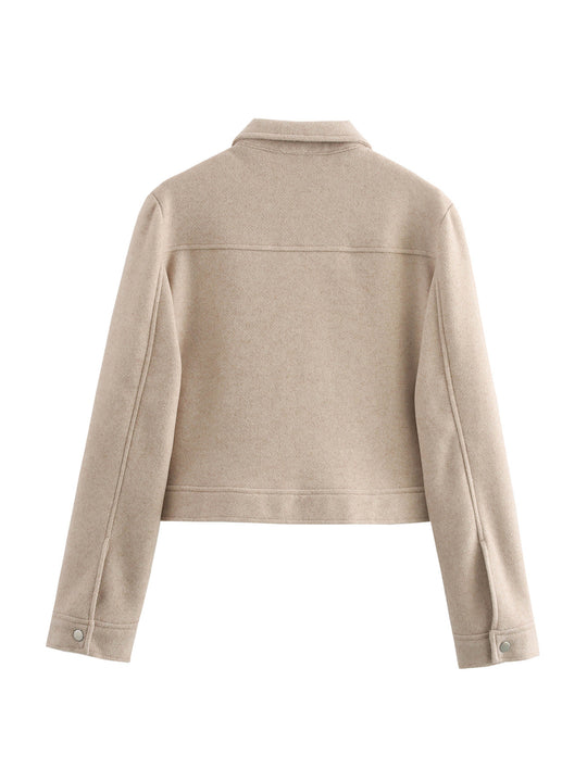 Damen cropped Utility-Jacke R&B