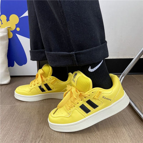 Damen modische Sneakers mit atmungsaktiven Mesh-Einsätzen und rutschfester Sohle R&B