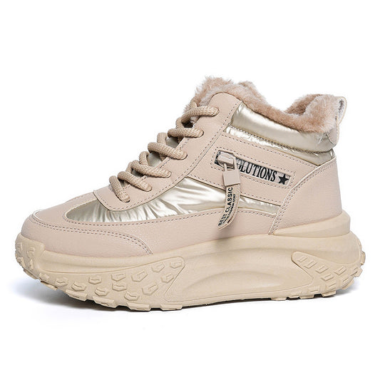 Damen High-Top Sneakers mit isolierendem Fleece und rutschfester Profilsohle R&B