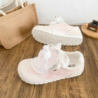 Damen Sneaker mit romantischem Spitzen-Design und atmungsaktiver Oberflächenstruktur R&B