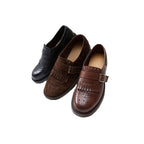 Damen elegante Slipper mit dekorativem Schnallen-Design R&B