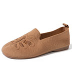 Damen Atmungsaktive Slip-On Ballerinas mit floralem Design R&B