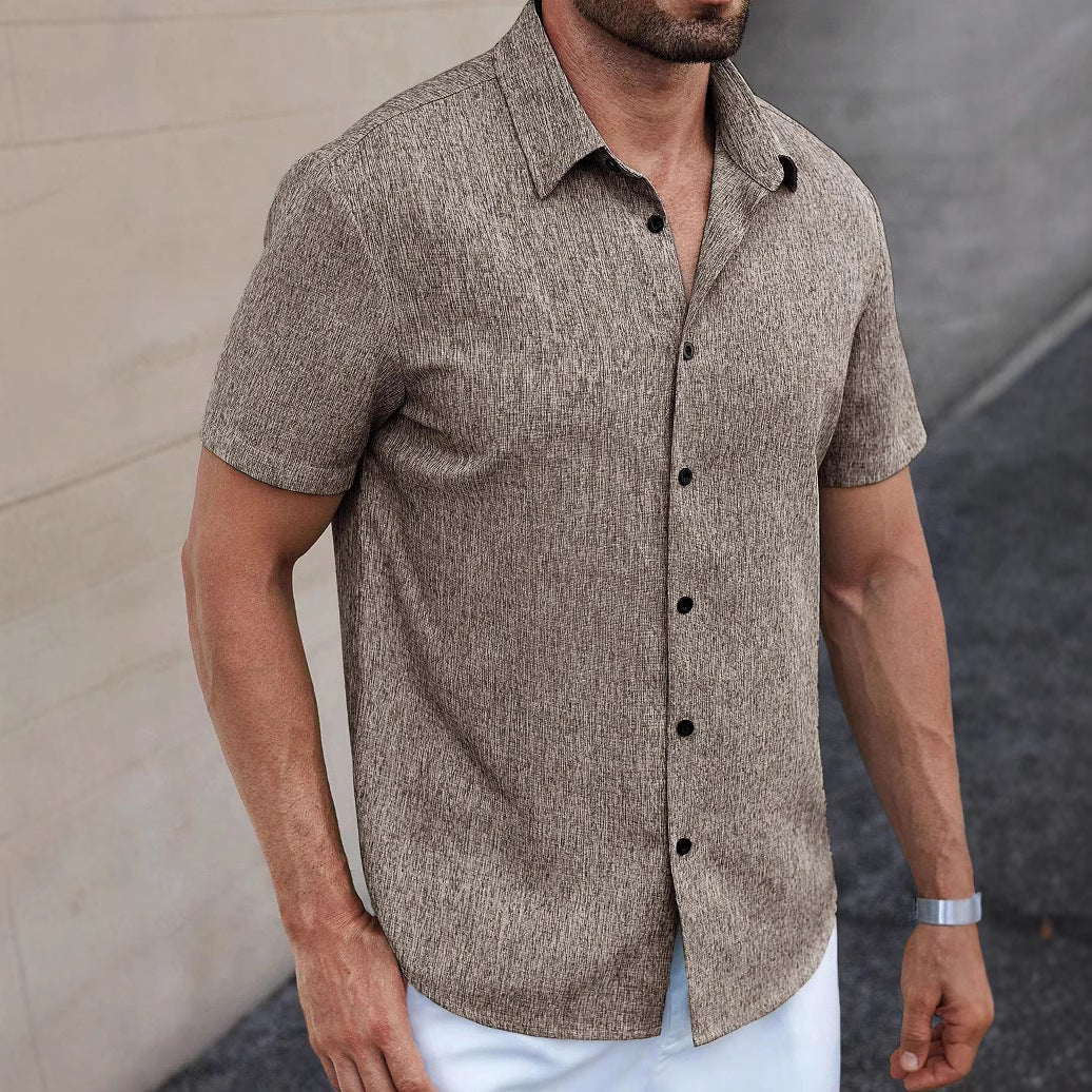 Herren Kurzarmhemd R&B