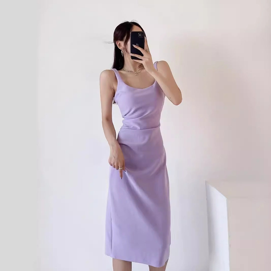 Damen figurbetontes Midi-Kleid mit elegantem Rüschendetail R&B