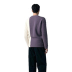Herren modischer Pullover mit strukturiertem Design und einzigartigen Knotendetails R&B