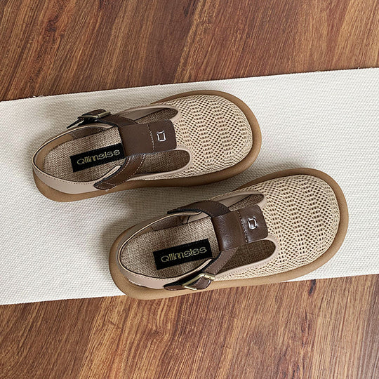 Damen Atmungsaktive Sandalen mit verstellbarem Riemen und komfortablem Fußbett R&B