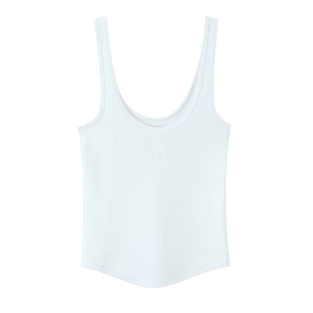 Damen Sportliches Basic Top R&B