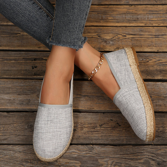 Damen Espadrilles mit rutschfester Sohle und anatomischem Fußbett R&B