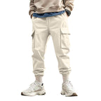 Herren Cargo-Jogginghose mit praktischen Taschen und elastischem Bund R&B