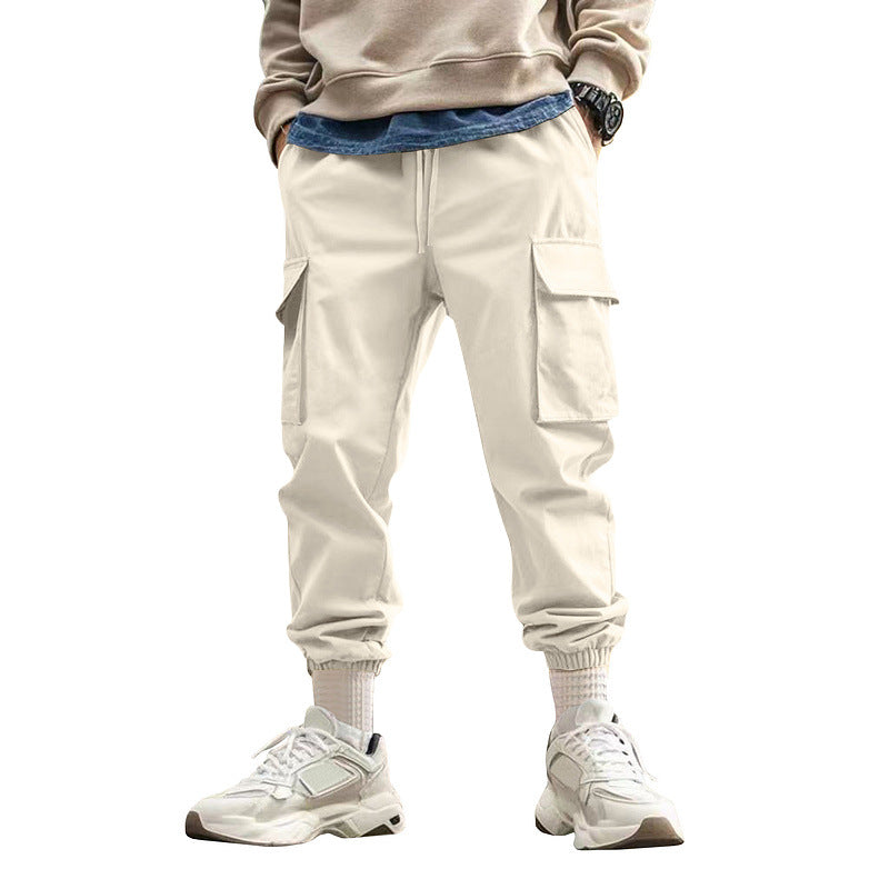 Herren Cargo-Jogginghose mit praktischen Taschen und elastischem Bund R&B
