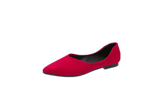 Damen Ballerinas im eleganten, minimalistischen Design mit spitzer Zehenpartie R&B