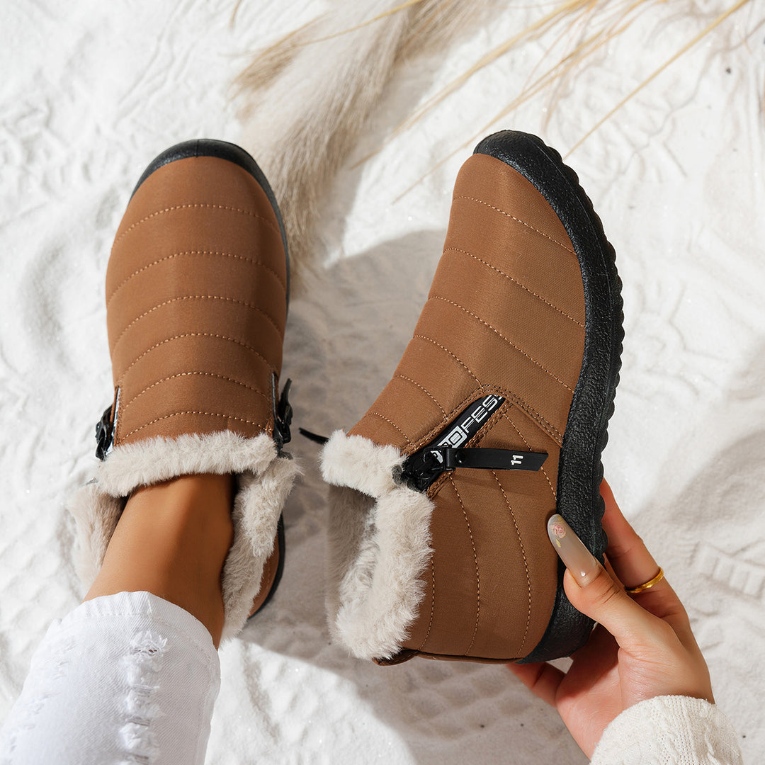 Damen Komfortable Winterboots mit kuscheligem Innenfutter R&B