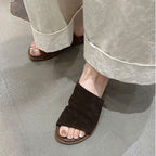 Damen bequeme und stilvolle Riemensandalen mit weichem Obermaterial R&B