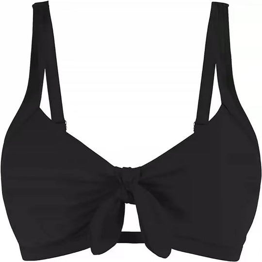 Damen Sportliches Bikinioberteil mit modischem Knotendetail R&B
