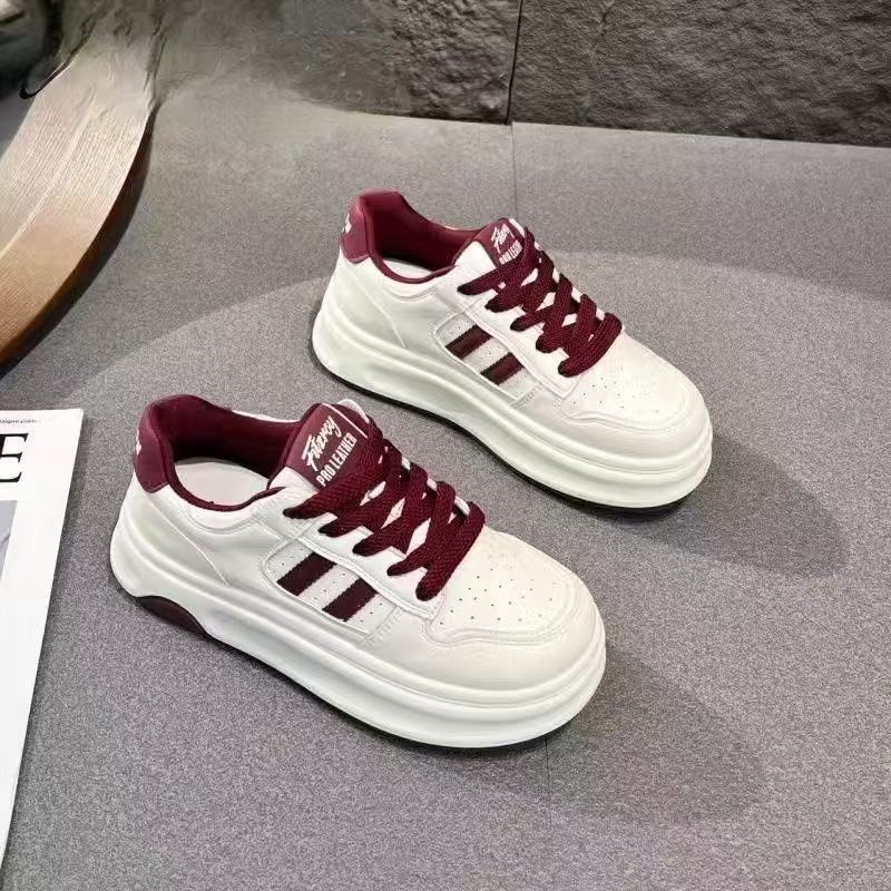 Damen Sportliche Sneaker mit trendigem Plateau-Design und atmungsaktiver Mesh-Oberfläche R&B