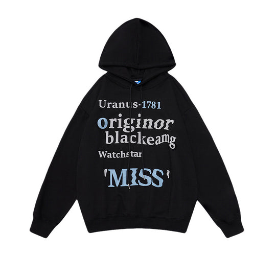 Damen Freizeit Hoodie mit trendigem Schriftzug R&B