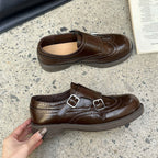 Damen stilvolle Slipper mit modischer Schnallenverzierung R&B