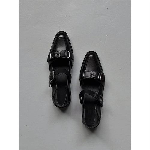 Damen elegante Slingback Schuhe R&B