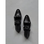 Damen elegante Slingback Schuhe R&B